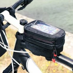 Sacoche Rigide Pour Cadre Avec Support Smartphone Intégré Hapo-G -Remorques vélo Soldes sacoche rigide pour cadre avec support smartphone integre hapo g full 4