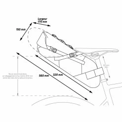 Sacoche De Selle Vélo Pour Le Bikepacking Z Adventure R11 Zefal 11 Sacoche De Selle Vélo Pour Le Bikepacking Z Adventure R11 Zefal -Remorques vélo Soldes sacoche selle zefal z aventure r11 002