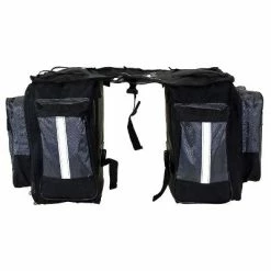 M-Wave Sacoche Triple De Cyclotourisme -Remorques vélo Soldes sacoche triple de cyclotourisme full 4