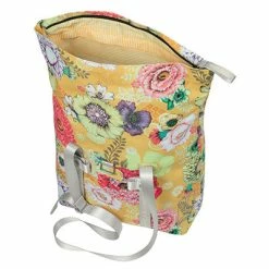 Sacoche Vélo Arrière Shopper Basil Bloom Field Jaune Miel 20L -Remorques vélo Soldes sacoche velo arriere shopper basil bloom field jaune miel 20l full 5