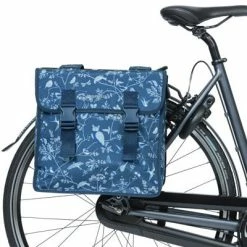 Sacoche Vélo Double 35 L Wanderlust Bleu Indigo Basil -Remorques vélo Soldes sacoche velo double 35 l wanderlust bleu indigo basil full 5