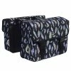 Sacoche Vélo Double Aux Motifs Fleurs Feather Shopper Willex -Remorques vélo Soldes sacoche velo double aux motifs fleurs feather shopper willex full