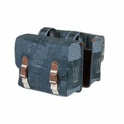 Sacoche Vélo Double Bleue 35L Boheme Basil