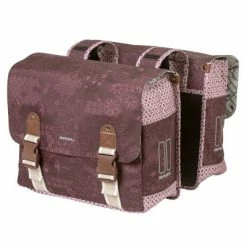 Sacoche Vélo Double Rouge Vintage 35L Boheme Basil