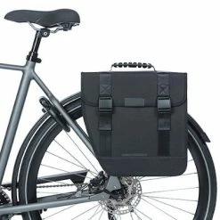 Sacoche Vélo Noire Pour Porte-bagage Arrière Tour Basil Gauche -Remorques vélo Soldes sacoche velo noire pour porte bagage arriere tour basil gauche full 5