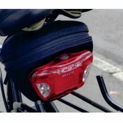 Sacoche Vélo Sur Tige De Selle Avec Fixation Feu - Q-Lite -Remorques vélo Soldes sacoche velo sur tige de selle avec fixation feu q lite full 6
