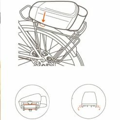 Sacoche Vélo Vaude ESilkroad Plus Uniklip Sur Porte-bagages -Remorques vélo Soldes sacoche velo vaude esilkroad plus uniklip sur porte bagages full 6