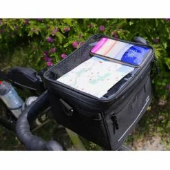 ZEFAL Sacoche Guidon Zéfal Avec Porte-carte 7L -Remorques vélo Soldes saoche guidon zefal 3