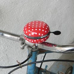 Sonnette De Vélo Big Bell Polkadot 80 Mm - Basil -Remorques vélo Soldes sonnette de velo big bell polkadot 80 mm basil full 4