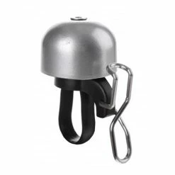 Widek Sonnette De Vélo Paperclip Mini -Remorques vélo Soldes sonnette de velo grise paperclip mini full