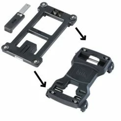 Support De Fixation MIK Sur Porte Bagage Basil -Remorques vélo Soldes support de fixation mik sur porte bagage basil full 5