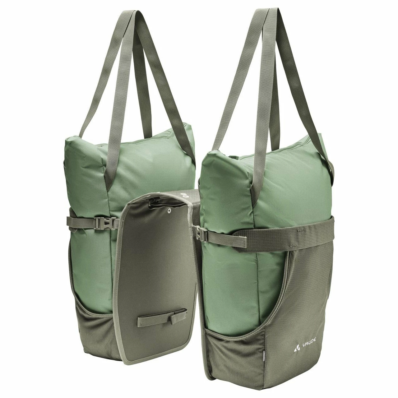 Double Sacoche De Vélo Avec Sacs Cabas TwinShopper Vaude 9 Double Sacoche De Vélo Avec Sacs Cabas TwinShopper Vaude – Image 7