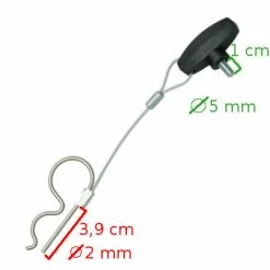 Vis à Papillon Avec Goupille Pour FollowMe -Remorques vélo Soldes vis a papillon avec goupille pour followme full 5